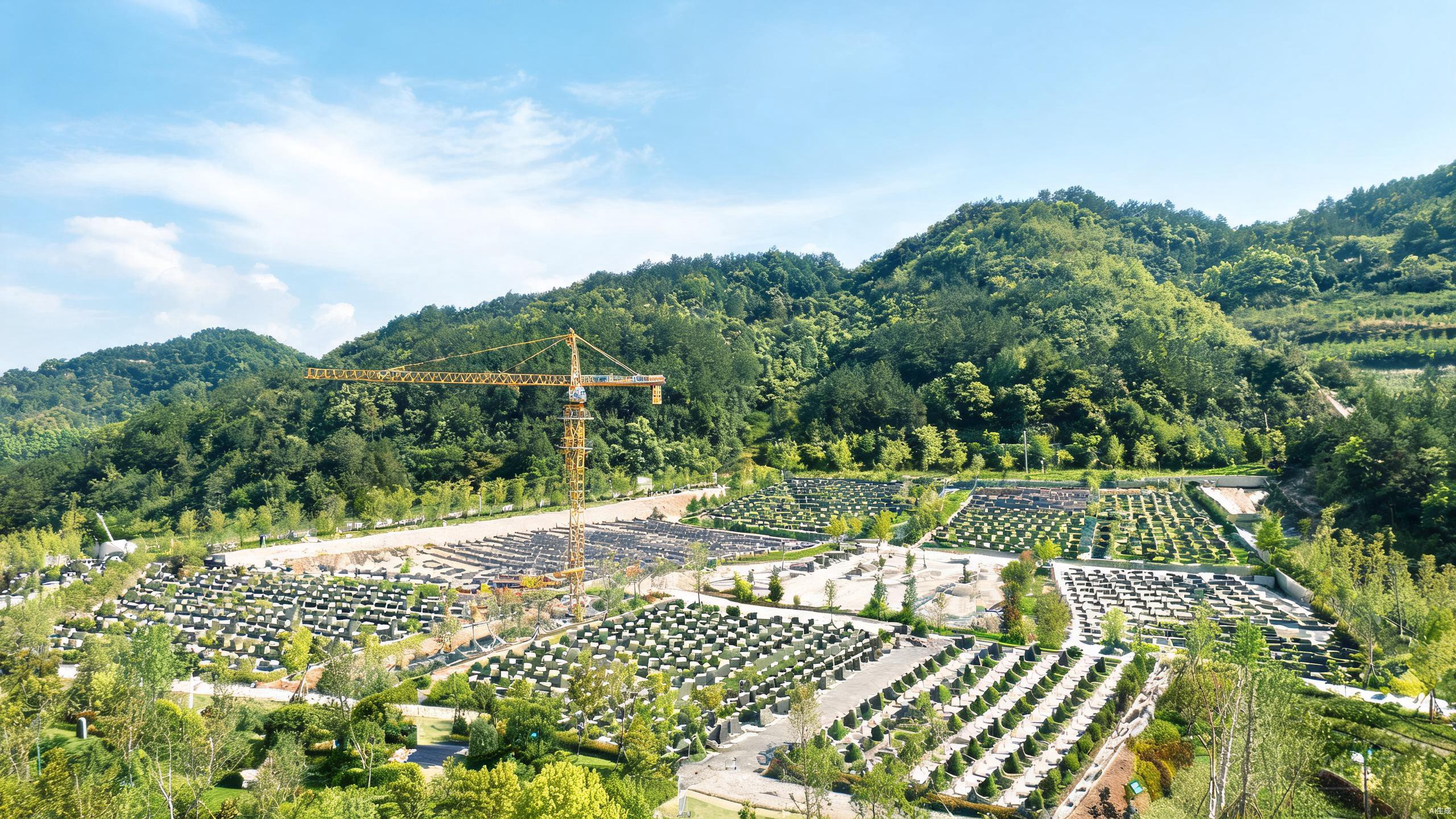璧山区丁家公益性公墓一期建设加快推进