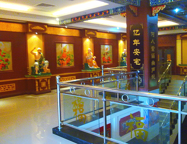 重庆长寿天台寺塔陵园墓型展示