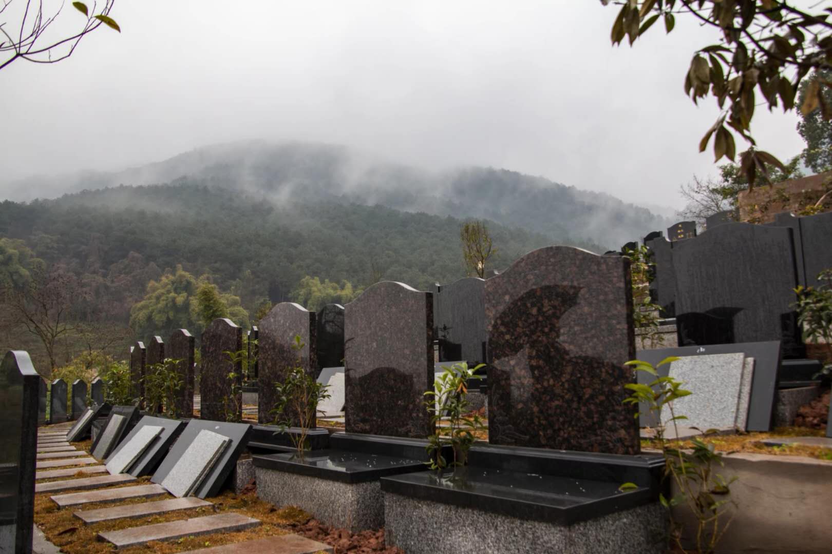 南岸区明月陵园墓型展示